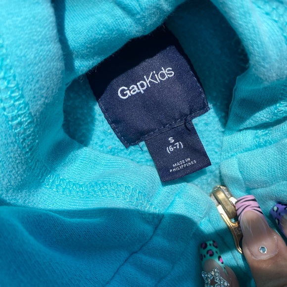 Blue GapKids Zip up Hoodie - Picture 2 of 2
